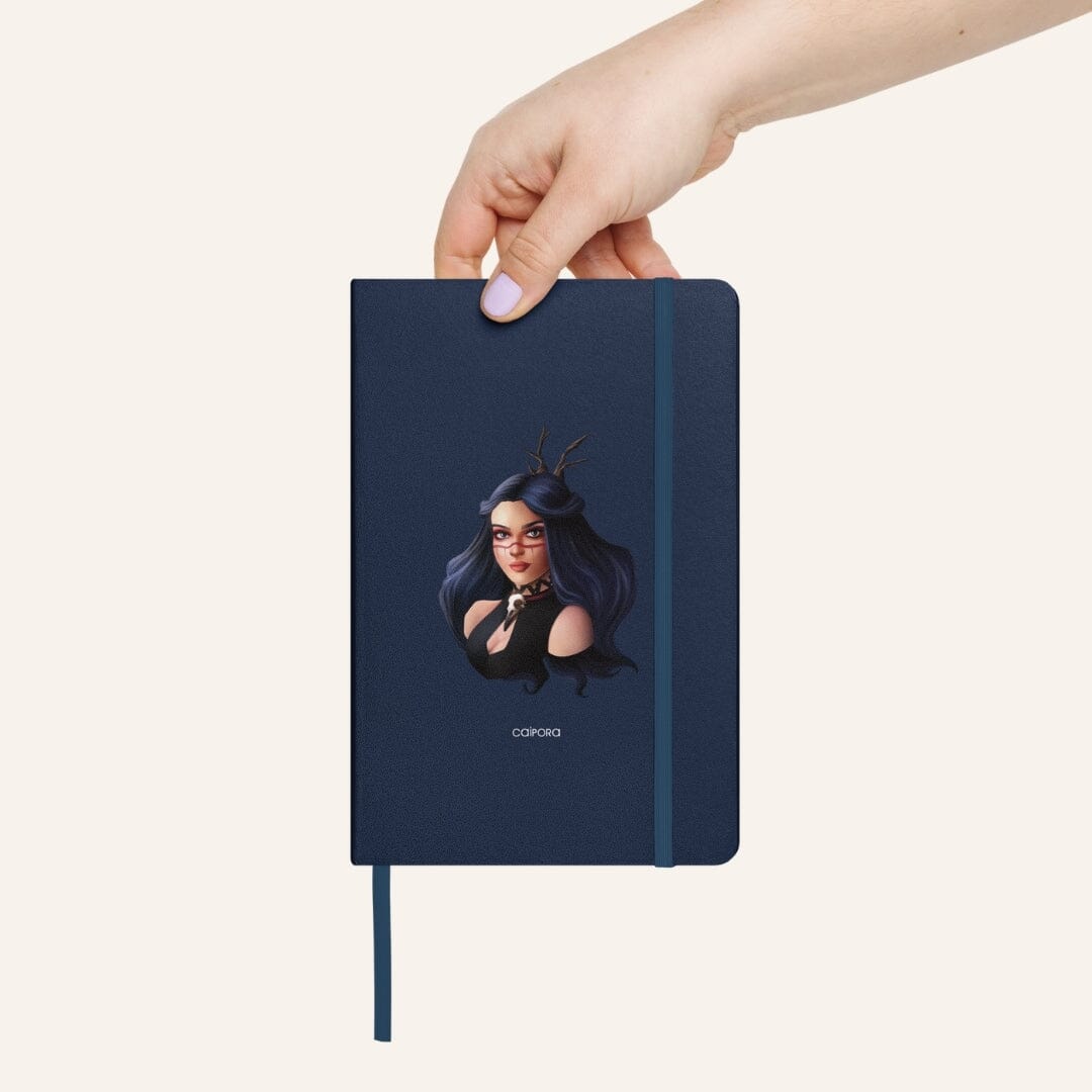 Witch Carolina Magical Lined Hardcover Bound Notebook Notebook Caipora Books 