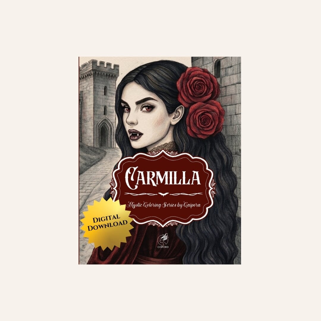 Carmilla by Le Fanu I Coloring Edition Digital Pages Digital Pages Caipora Books 