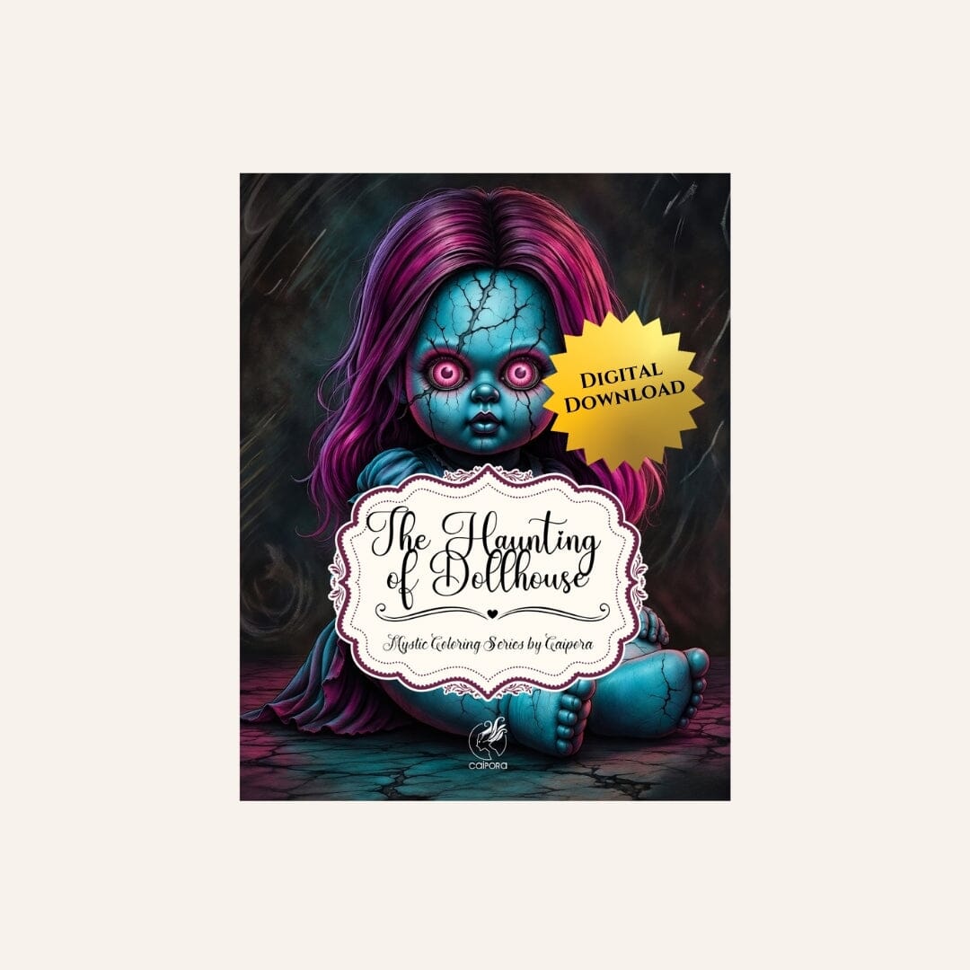 The Haunting of Dollhouse 15 Digital Pages for Teens & Adults Digital Caipora Books 