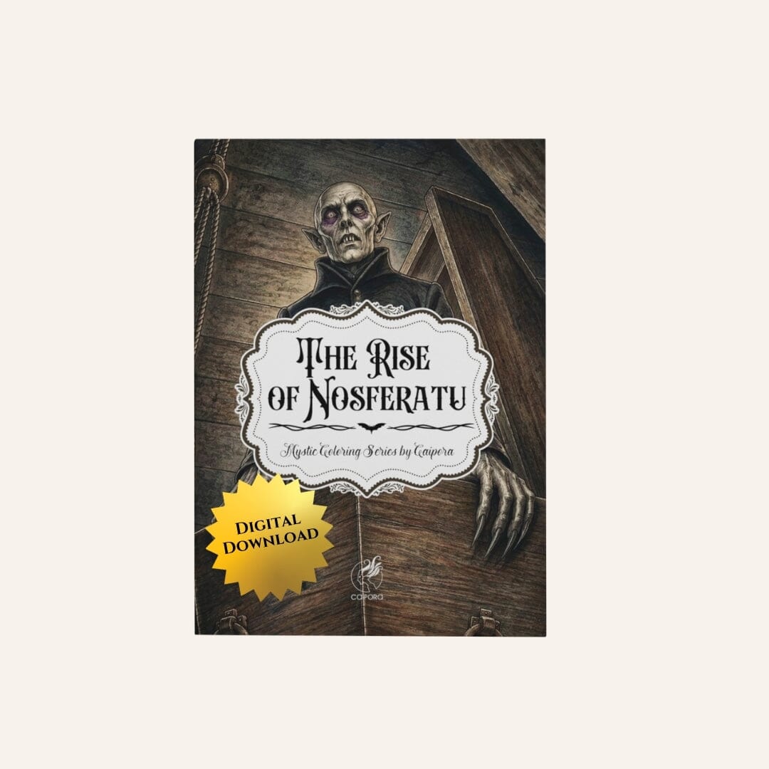 The Rise of Nosferatu I Coloring Edition Digital Pages Digital Pages Caipora Books 