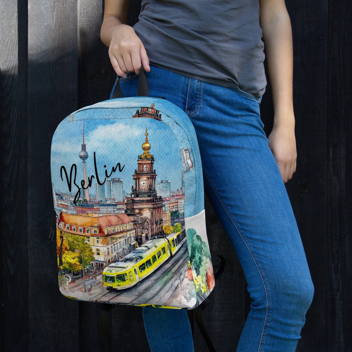 Quirky Berlin Backpack Caipora Books 
